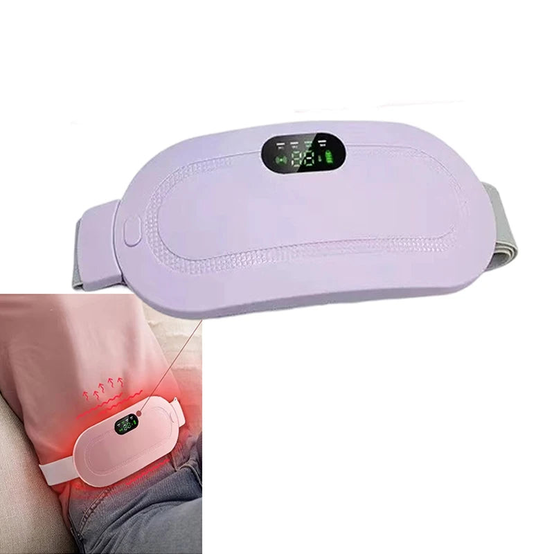 Heating Pad For Period Cramps 3-Speed Adjustment Portable Cordless Rechargeable Heating Pad For Menstrual Pain Relief Electric
