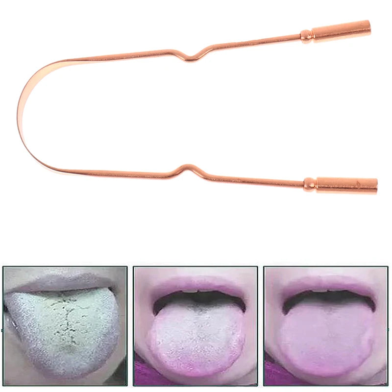 Pure Copper Tongue Scraper - Oral Hygiene Tool